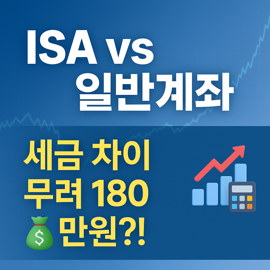 ISA 계좌 장단점과 1억 투자 시 S&P500 절세 효과 비교